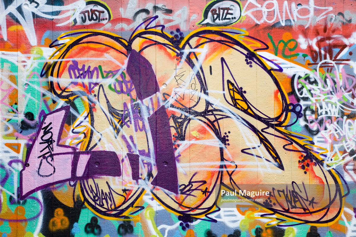 Stock photo Graffiti tag, graffiti wall art, UK Paul Maguire