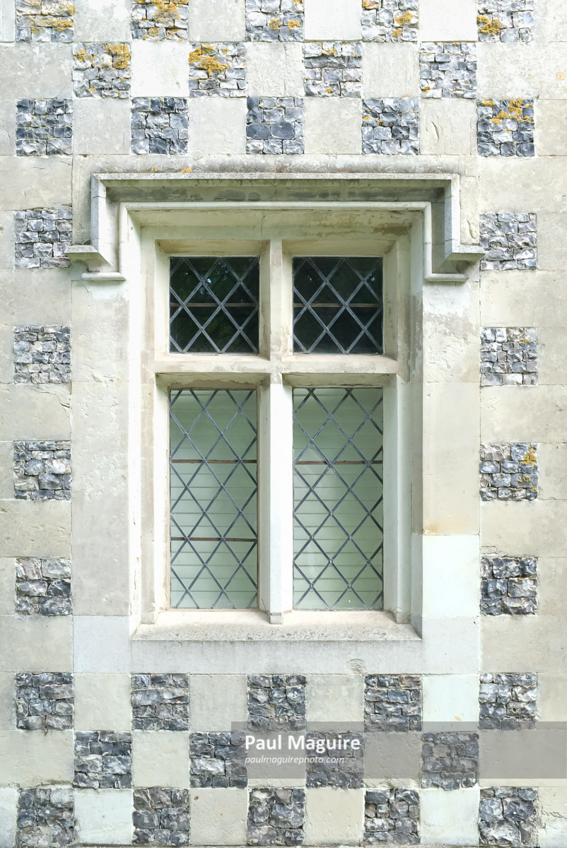 Stock photo Vintage leaded window, leadlight Paul Maguire