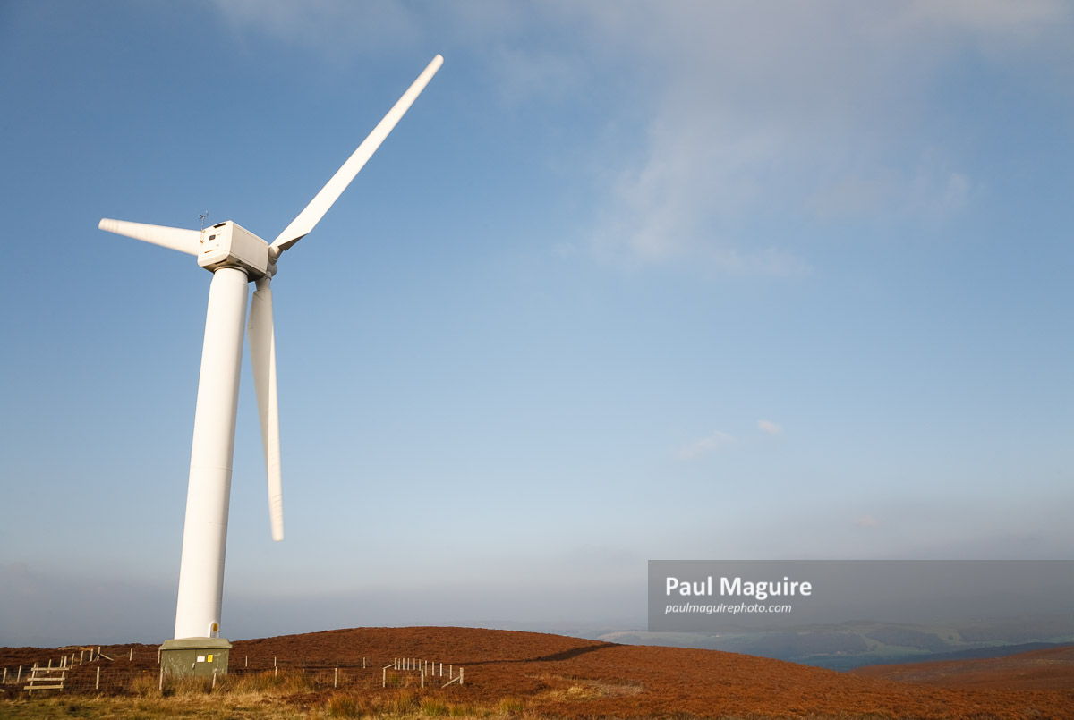 Wind turbine landscape