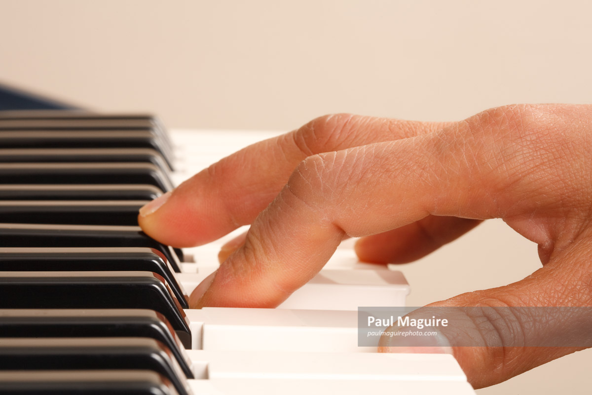 Practising piano