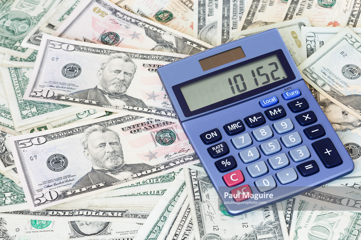 Calculator and Dollars
