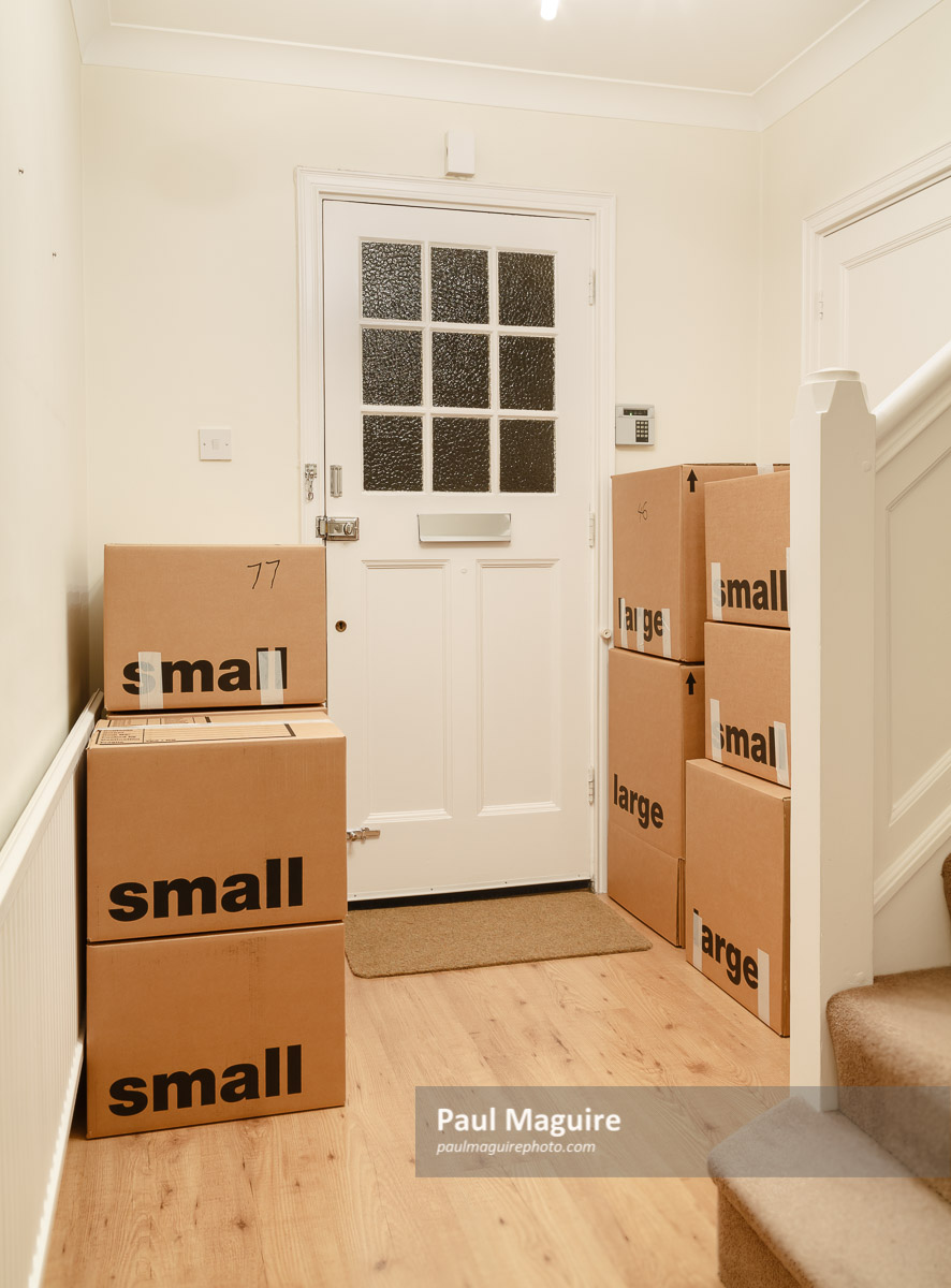Photo for sale - Packing boxes, cardboard boxes for moving house, UK