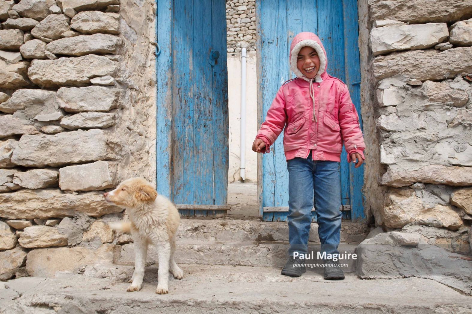 Village girl in Atlas Mountains
