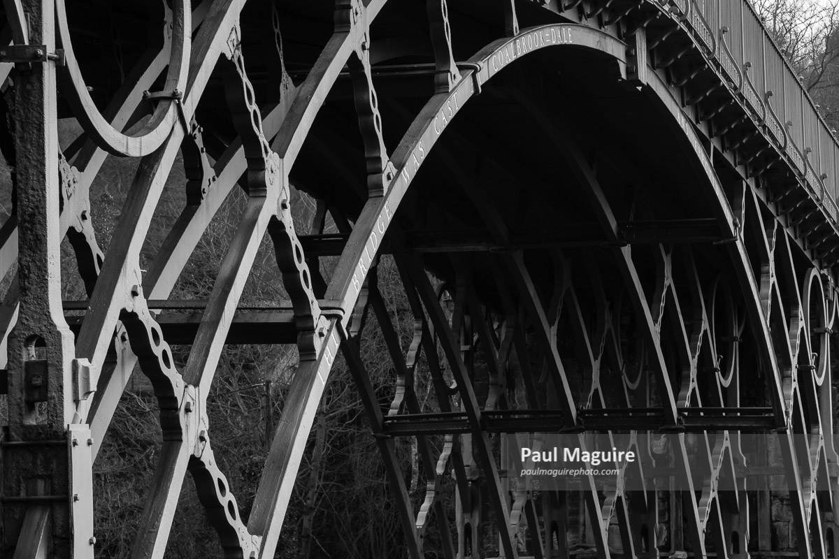 The Iron Bridge historical landmark, Telford, Shropshire, UK