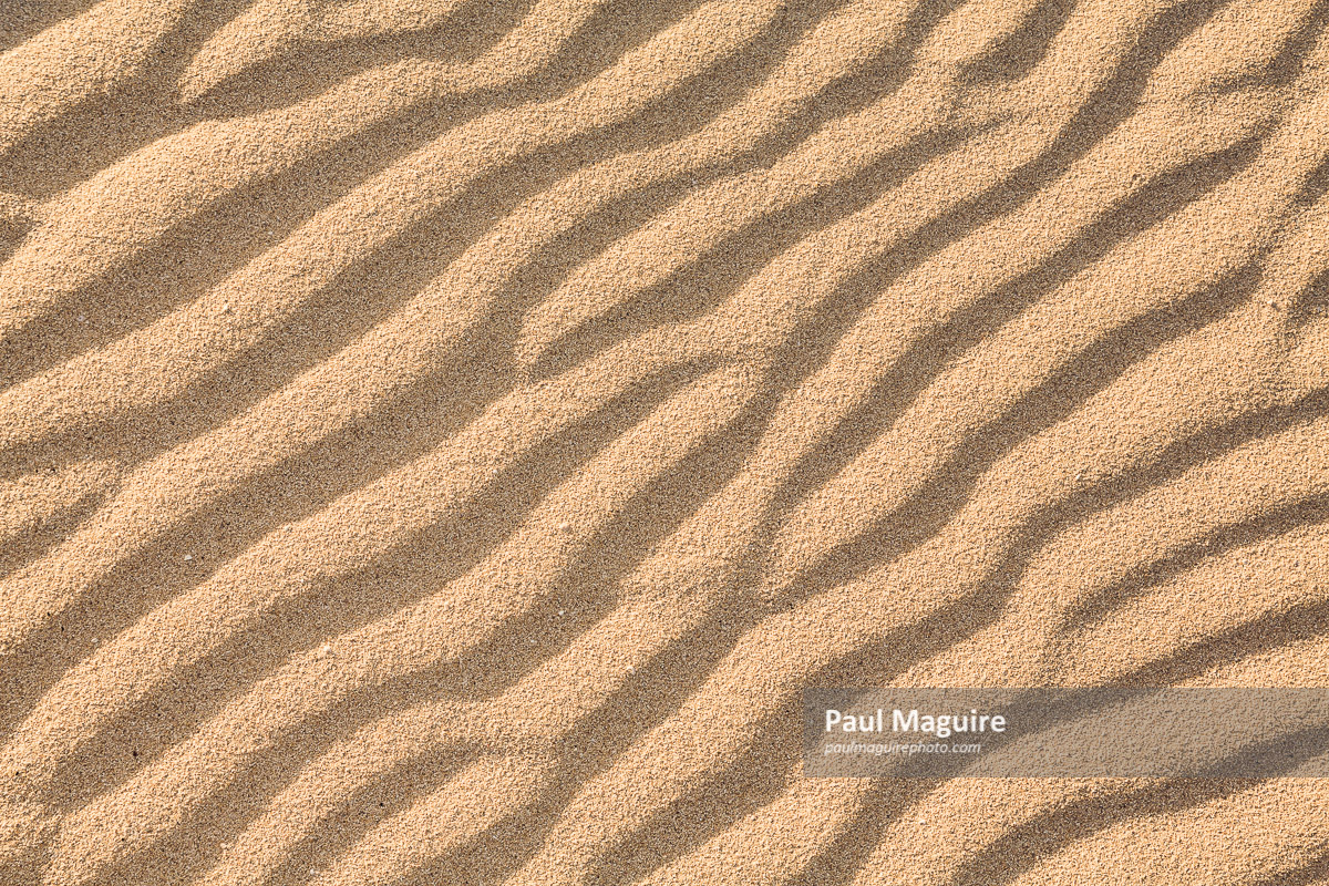 Sand ripples, beach or dune texture