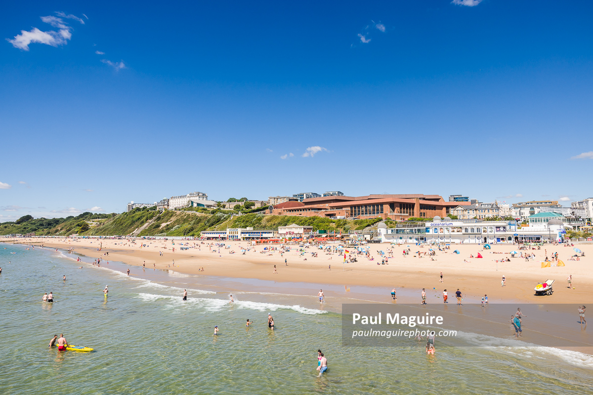 Bournemouth beach, Dorset, UK
