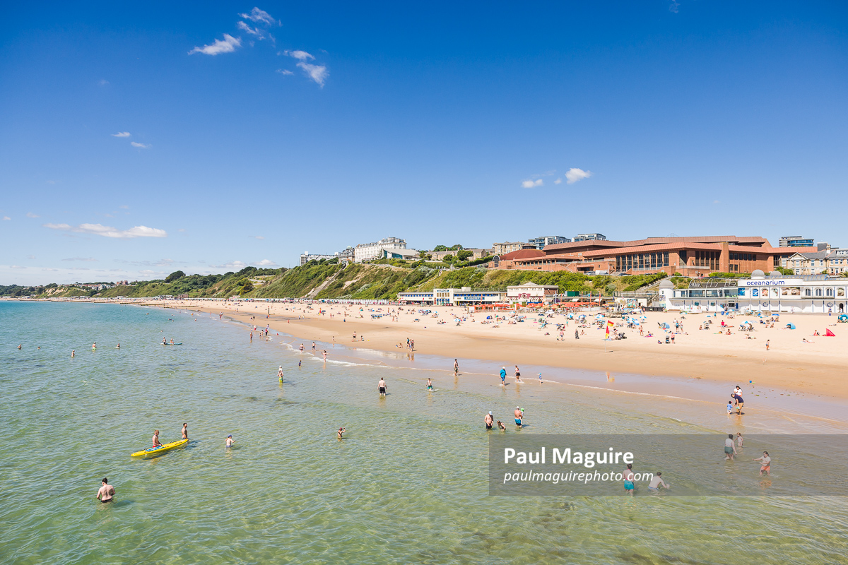 Bournemouth beach, Dorset, UK