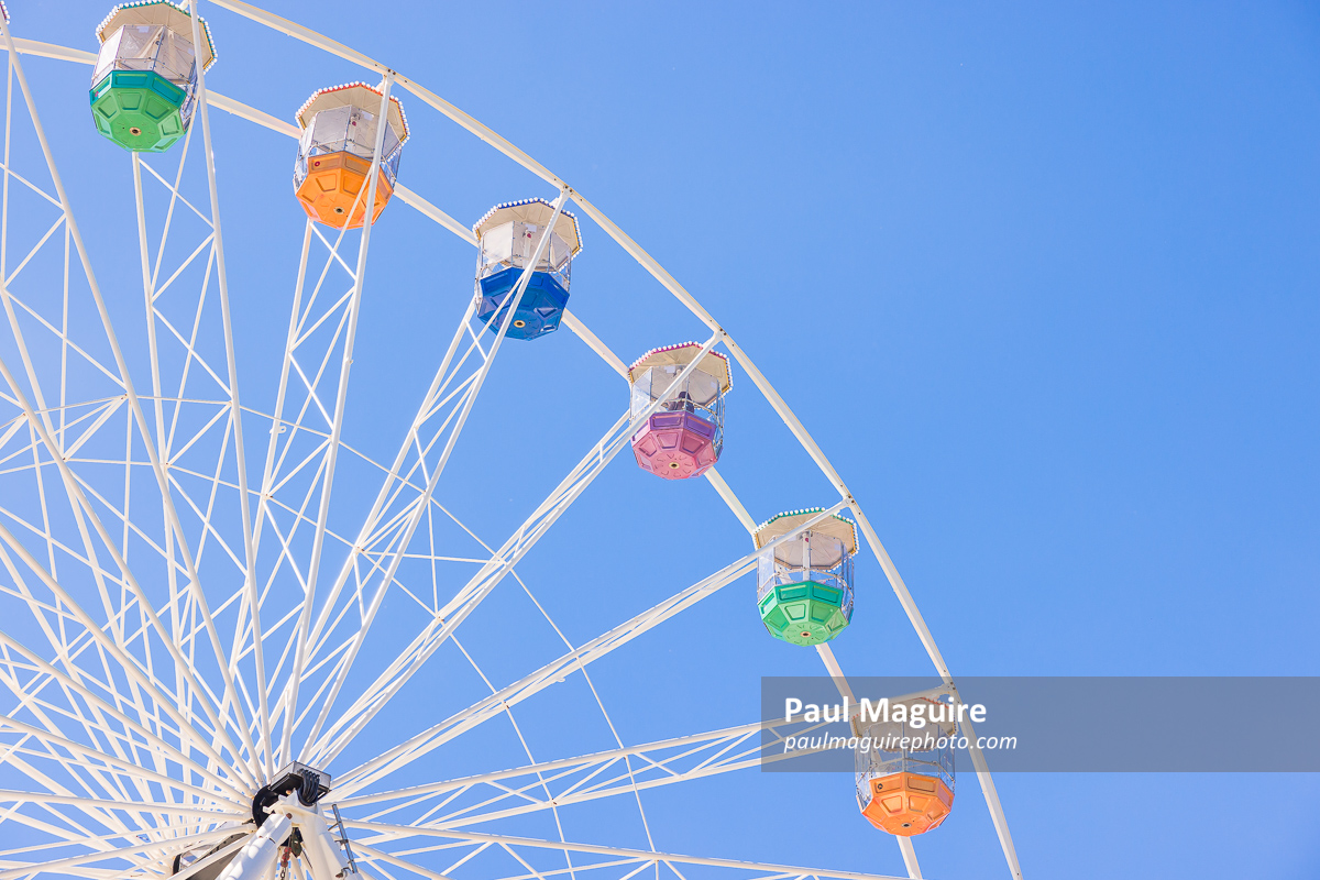 Bournemouth observation wheel, UK. Giant Ferris wheel