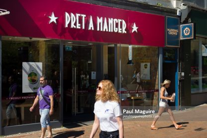 Pret a Manger shop in Bournemouth UK