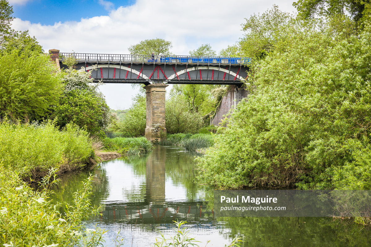 Cosgrove Aqueduct on Grand Union Canal, Milton Keynes, UK