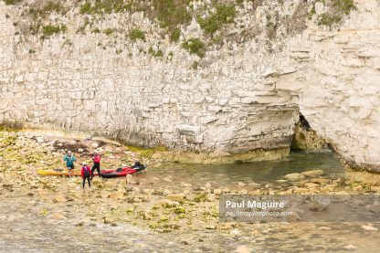 Sea Kayaking around Studland, Dorset Coast, UK