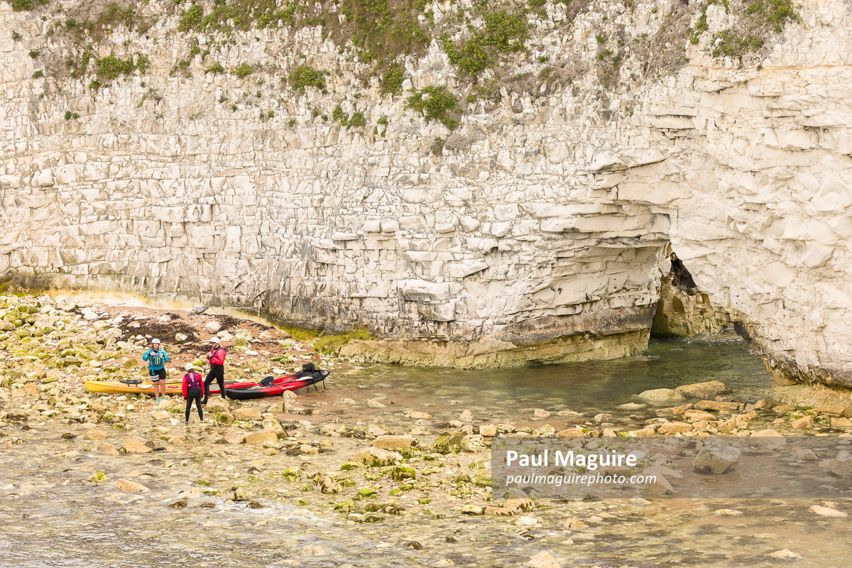 Sea Kayaking around Studland, Dorset Coast, UK