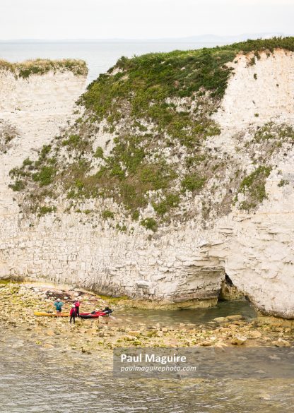 Sea Kayaking around Studland, Dorset Coast, UK