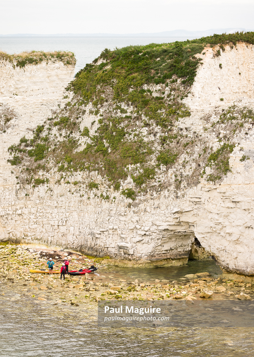 Sea Kayaking around Studland, Dorset Coast, UK