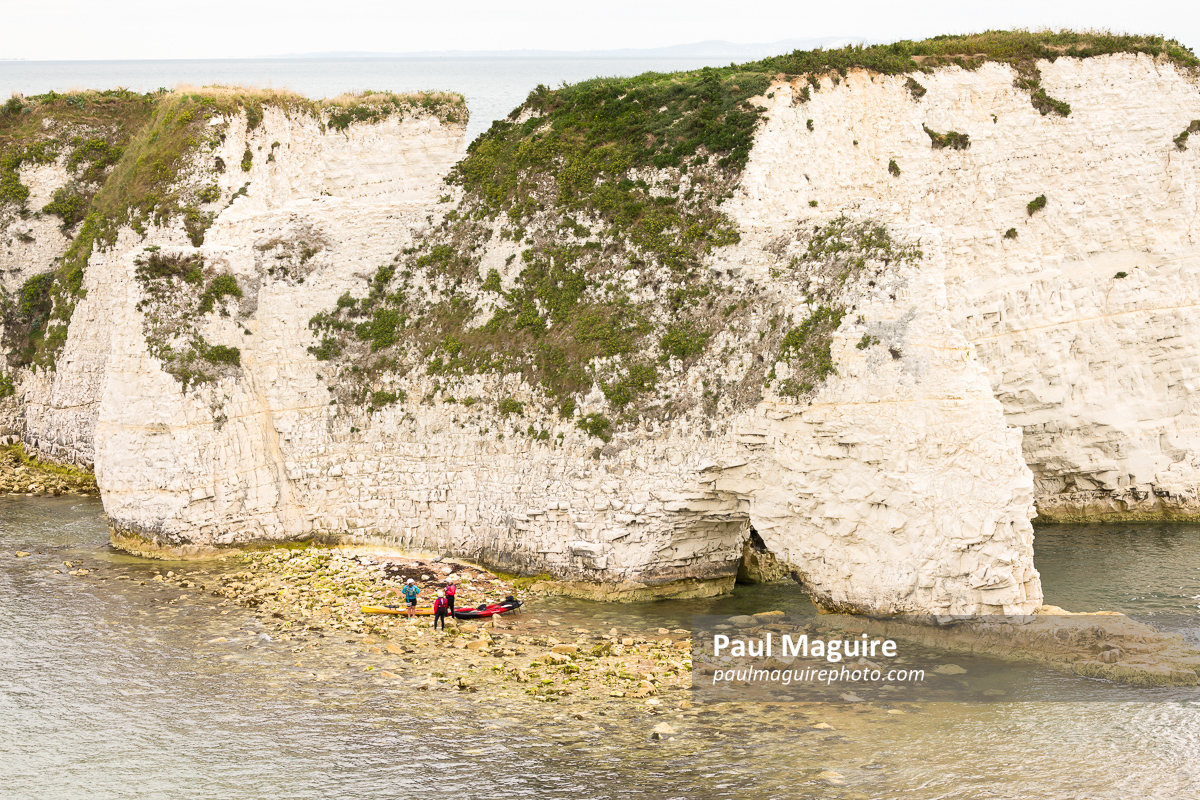 Sea Kayaking around Studland, Dorset Coast, UK