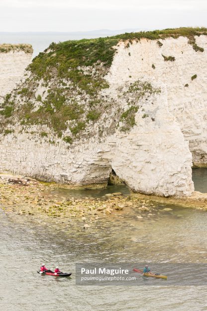 Sea Kayaking around Studland, Dorset Coast, UK