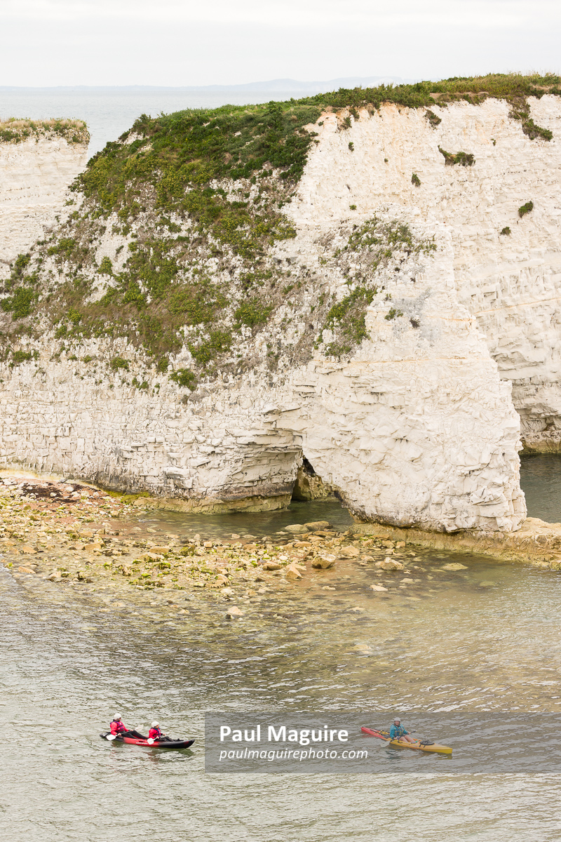Sea Kayaking around Studland, Dorset Coast, UK
